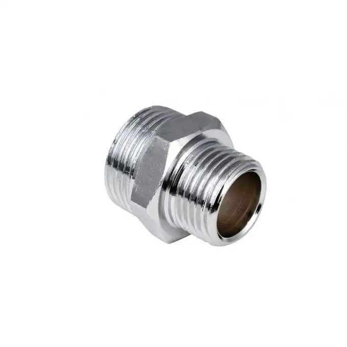 Nypel redukcyjny chrom 3/4&quot; x 1/2&quot; HYDROLAND CH.NR.20-15