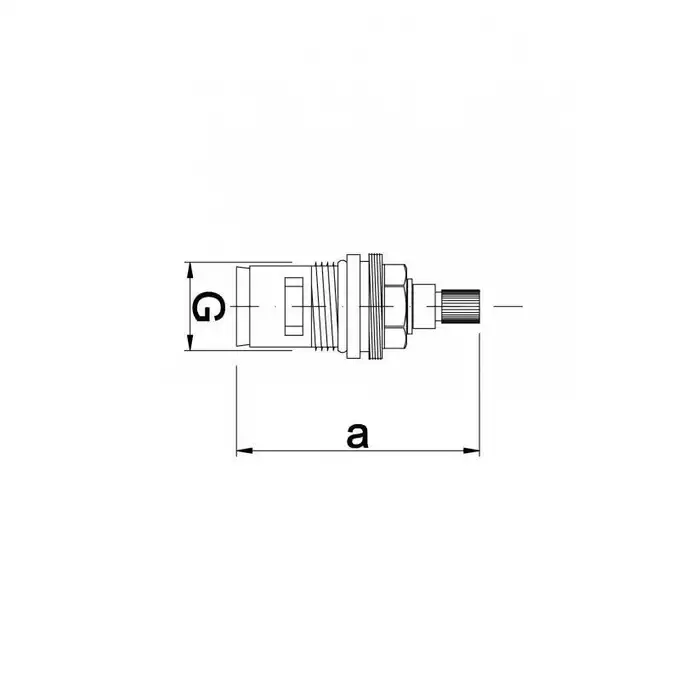 Głowica ceramiczna do baterii 1/2&quot;&quot; HYDROLAND G-C15