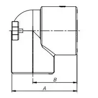 Kolano 90° z wieszakiem PP-R GW - 25 Rp1/2&quot; KAN-therm 1209069008