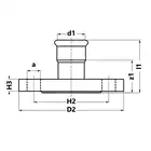 Kołnierz PN16 Steel Sprinkler - 108 DN100 KAN-therm 1511091001