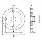 Kołnierz PN16 Inox - 168.3 DN150 KAN-therm 1609091011