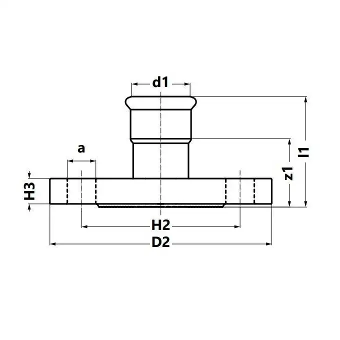 Kołnierz PN16 Steel Sprinkler - 88.9 DN80 KAN-therm 1511091003