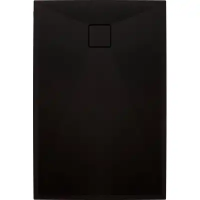 Brodzik CORREO prostokątny nero granitowy 100x90 cm DEANTE KQR_N45B