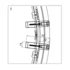 Kabina FUNKIA półokrągła, szkło transparentne 90x90 cm DEANTE KYP_051K