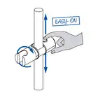 Uchwyt słuchawki prysznicowej na drążek (FI 22, 23, 24 mm), EASY ON DEANTE ANM_021U