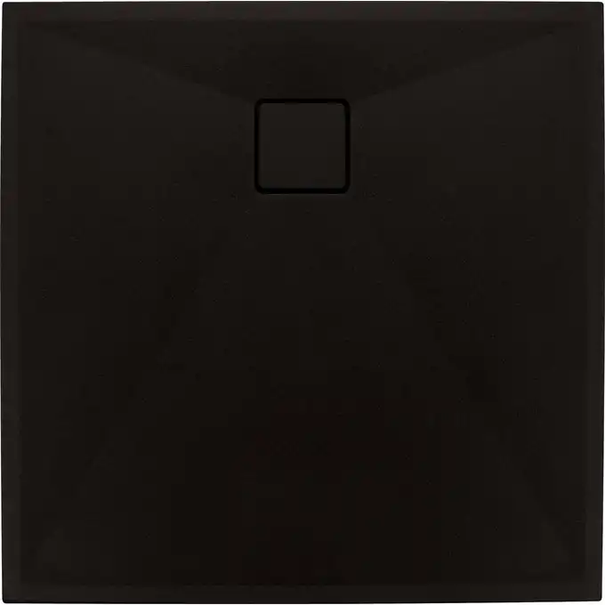 Brodzik CORREO kwadratowy nero granitowy 90x90 cm DEANTE KQR_N41B