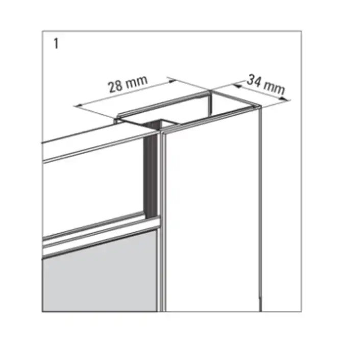 Kabina FUNKIA półokrągła, szkło transparentne 80x80 cm DEANTE KYP_052K