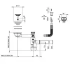 Zlewozmywak stal podblatowy EGERIA satyna 1-komorowy B/O 440x440x200 3,5&quot; + osprzęt SPACE SAVER DEANTE ZPE_010B