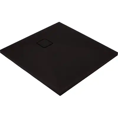 Brodzik CORREO kwadratowy nero granitowy 90x90 cm DEANTE KQR_N41B