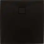 Brodzik CORREO kwadratowy nero granitowy 90x90 cm DEANTE KQR_N41B