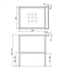 Konsola łazienkowa stojąca 665x500 mm DEANTE CST_X60A