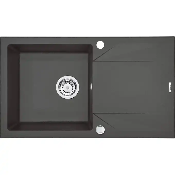 Zlewozmywak EVORA antracyt met. granit 1-kom. Z/O 780x440x193, 3,5&quot; + SPACE SAVER DEANTE ZQJ_T113