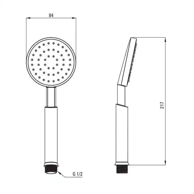 Bateria TEMISTO nero wannowa z kompletem natryskowym DEANTE BQT_N11D