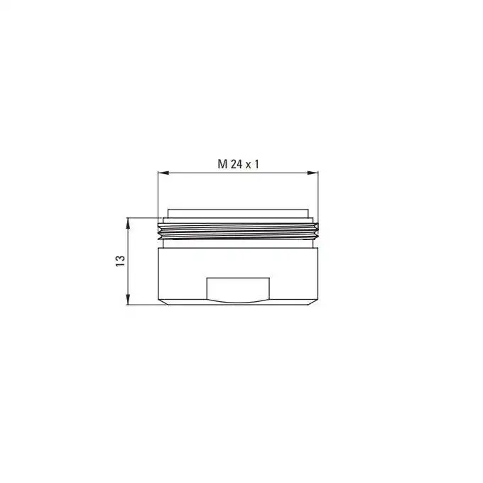 Aerator redukujący przepływ wody do 4,5 l/min, gwint zew. M24 DEANTE ABAZ4PS4