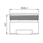 Aerator BASIC do baterii wannowych, gwint zew. M28 DEANTE XDW00PCZ2