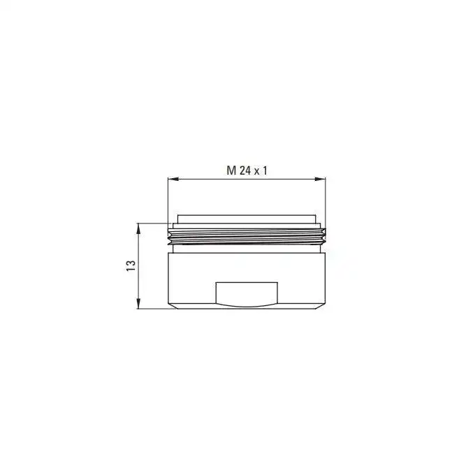 Aerator BASIC do baterii wannowych i zlewozmywakowych, gwint zew. M24 DEANTE XDW00PCZ1