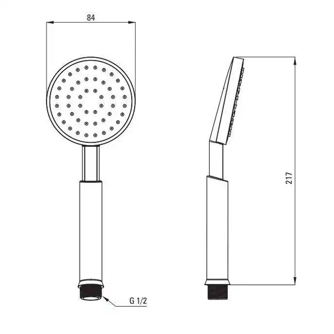 Bateria TEMISTO nero wannowa 4-otworowa z kompletem natryskowym DEANTE BQT_N14D