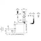 Zlewozmywak ANDANTE FLUSH alabaster granit 1-komorowy Z/O 780x490x194, 3,5&quot; + osprzęt SPACE SAVER DEANTE ZQN_A11F