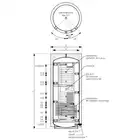 Akumulacyjny zbiornik warstwowy Multi-Inox 1500 l z wężownicą inox do c.w.u. i wężownicą spiralną, izolacja Neodul, skay GALMET 71-151600