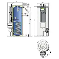 Inisol BESL 400 Podgrzewacz c.w.u. DE DIETRICH 100019142