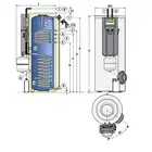 Inisol Uno SLIM 2K-5/BSL300 Zestaw solarny ze wsparciem hydr. na dach pochyły pokrycie ceramiczne DE DIETRICH 72C302SPC