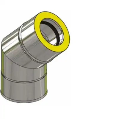 SPI Kolano izolowane z uszczelką 45° ø180/230 DE DIETRICH 48889000