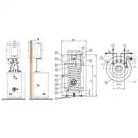 Pakiet: Gazowy kocioł kondensacyjny MCR3 evo 24T/SRK100 + Rekuperator Recovens V400 DE DIETRICH 7716670100KRU