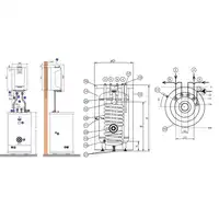 Pakiet: Gazowy kocioł kondensacyjny MCR3 evo 35T/SRK100 + Termostat pokojowy iSENSE DE DIETRICH 7716671100KIS