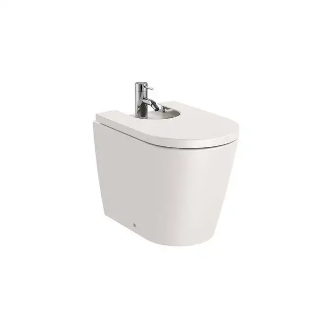 INSPIRA ROUND Bidet stojący BTW  560 x 370 beż ROCA A357527650