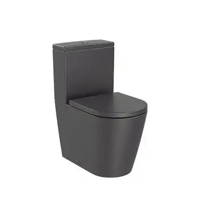 INSPIRA ROUND Miska wc do kompaktu Rimless BTW o/podwójny 600 mm onyx ROCA A342529640