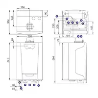 Pakiet: Gazowy kocioł kondensacyjny MCR3 evo 24/28MI + Regulator SMART TC DE DIETRICH 7716672TC