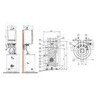 Pakiet: Gazowy kocioł kondensacyjny Evodens AMC 25/SRK100 + Regulator SMART TC + Zestaw kominowy DE DIETRICH 7689096150KTCDY