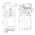 Pakiet: Gazowy kocioł kondensacyjny MCR3 evo 24T + Termostat pokojowy iSense + Zestaw redukcyjny w szacht DE DIETRICH 7716670ISDZ