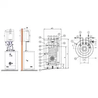 Pakiet: Gazowy kocioł kondensacyjny MCR3 evo 24T/SRK100 + Regulator SMART TC + Rekuperator Recovens V400 DE DIETRICH 7716670100KTCRU