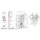 Pakiet: Gazowy kocioł kondensacyjny MCR3 evo 24T/SRK150 + Regulator SMART TC+ Zestaw redukcyjny w szacht DE DIETRICH 7716670150KTCDZ