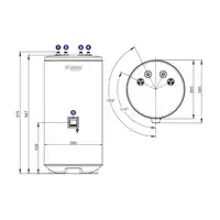 AQUA Plus 125S Podgrzewacz c.w.u. DE DIETRICH 94805107