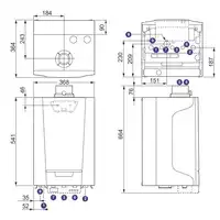 Pakiet: Gazowy kocioł kondensacyjny MCR3 evo 35T + Termostat pokojowy iSense DE DIETRICH 7716671IS