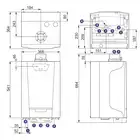 Pakiet: Gazowy kocioł kondensacyjny MCR3 evo 35T + Termostat pokojowy iSense DE DIETRICH 7716671IS