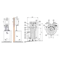 MCR3 evo 15T/SRK100 Kocioł gazowy kondensacyjny z podgrz. c.w.u. DE DIETRICH 7716669100K