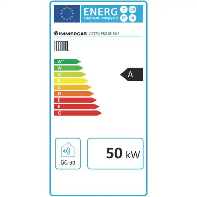 Jednofunkcyjny kocioł kondensacyjny VICTRIX PRO 55 2 ErP IMMERGAS 3.025618