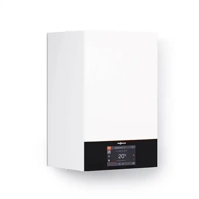 Pakiet Kompaktowy gazowy kocioł kondensacyjny Vitodens 222-W B2LF 25 kW HMI 7&quot; VIESSMANN Z020207