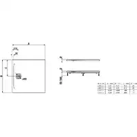 Brodzik Laufen Pro, Marbond, kwadratowy 1200 x 1200 mm, biały LAUFEN H2119580000001