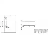 Brodzik Laufen Pro, Marbond, kwadratowy 800 x 800 mm, grafitowy LAUFEN H2109500780001