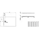 Brodzik Laufen Pro, Marbond, prostokątny 1200 x 900 mm grafitowy LAUFEN H2109580780001