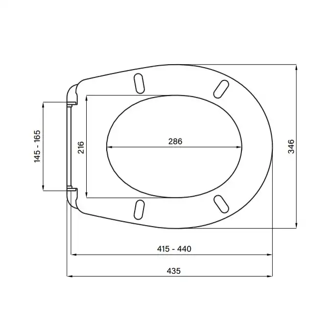 MADALENA Deska wc z PP ROCA A801314N04