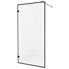 Kabina prysznicowa AVEXA BLACK 80x200 walk-in czyste 8mm Active Shield - wzór ramka NEW TRENDY EXK-2049