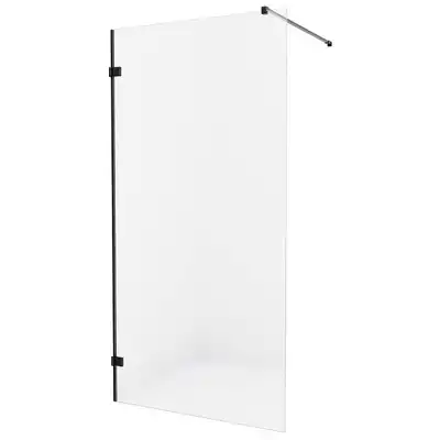 Kabina prysznicowa AVEXA BLACK 120x200 walk-in czyste 8mm Active Shield NEW TRENDY EXK-1809