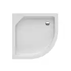 Brodzik prysznicowy ARTUS 90x90x21 półokrągły R55, podstawa stelaż, gł 11cm NEW TRENDY B-0360