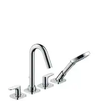 AXOR Citterio M 4-otworowa bateria na brzeg wanny do montażu na brzegu wanny HANSGROHE 34444000