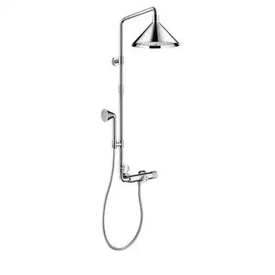 AXOR Showers/Front Komplet prysznicowy z termostatem i głowicą prysznicową 240 2jet HANSGROHE 26020000